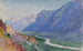 Der Rhône vom Weg nach Salvari, Schweiz - George Elbert Burr — Ansicht des Kunstwerks