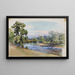La Wye près de Ross - George Elbert Burr — gerahmtes Bild an der Wand