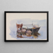 Ohne Titel Fischerboot - George Elbert Burr — gerahmtes Bild an der Wand