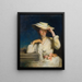 Symphonie in Rosa und Weiß - George Elgar Hicks — gerahmtes Bild an der Wand