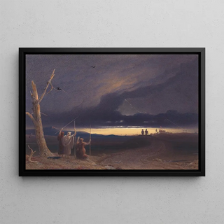 George Fennell Robson - Macbeth and Banquo on the Heath.webp