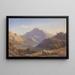 Snowdon von Llyn Nantlle, Nordwales - George Fennell Robson — gerahmtes Bild an der Wand