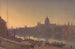 Saint Paul vom Southwark bei Sonnenuntergang - George Fennell Robson — Ansicht des Kunstwerks