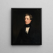Portrait von Thomas Francis Meagher Meagher de l'Épée 1823-1867 Junger Ire - George Francis Mulvany — gerahmtes Bild an der Wand