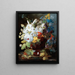 Stillleben mit Blumen - George Frederik Ziesel — gerahmtes Bild an der Wand