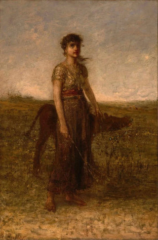 George Fuller - Girl and Calf.webp