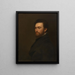 Selbstporträt - George Fuller — gerahmtes Bild an der Wand