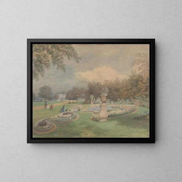 Parc des Régents - George Harvey — gerahmtes Bild an der Wand