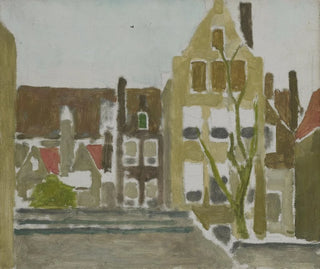 Ein Häusergruppe - George Hendrik Breitner — Ansicht des Kunstwerks