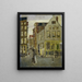Le Lauriergracht à la Tweede Laurierdwarsstraat - George Hendrik Breitner — gerahmtes Bild an der Wand