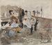 Gesellschaft auf einem Boot - George Hendrik Breitner — Ansicht des Kunstwerks