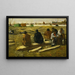 Frühstück auf der Baustelle in der Van Diemenstraat in Amsterdam - George Hendrik Breitner — gerahmtes Bild an der Wand