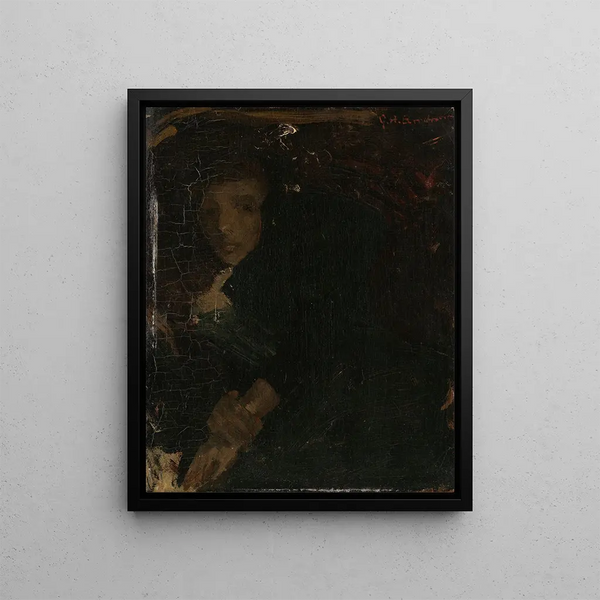 George Hendrik Breitner - MCJ Marie Jordan 18661948 The Artists Wife.webp
