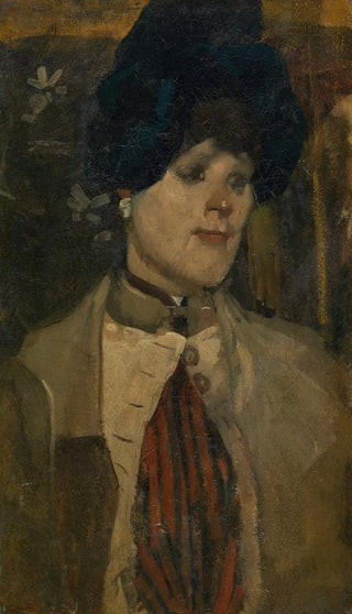 George Hendrik Breitner - Portrait of a Chanteuse.webp