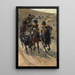 Die gelben Reiter - George Hendrik Breitner — gerahmtes Bild an der Wand