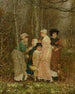 Schneeglanz im Frühling - George Henry Boughton — Ansicht des Kunstwerks