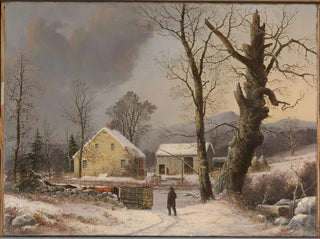 Winterlandschaft - George Henry Durrie — Ansicht des Kunstwerks