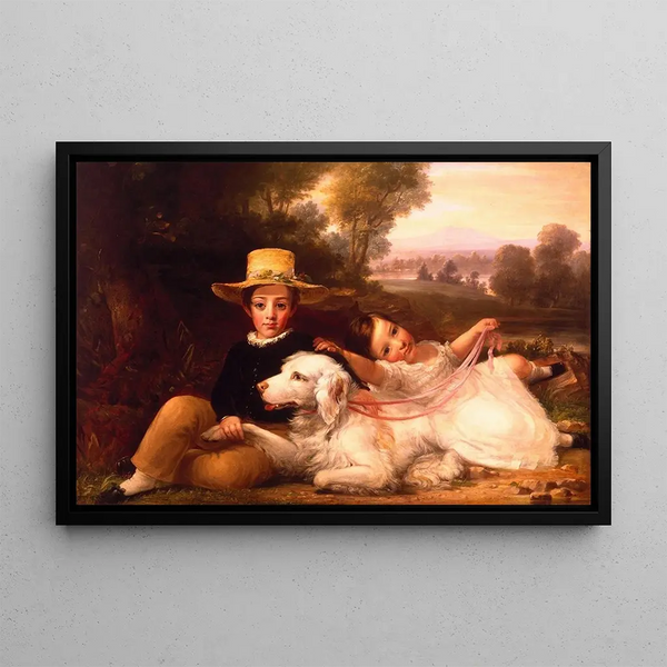 George Henry Harlow - Portrait of Two Children.webp