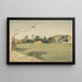 Christ Church depuis les prés - George Hollis — gerahmtes Bild an der Wand