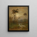 Ein silberner Morgen - George Inness — gerahmtes Bild an der Wand