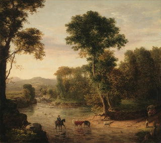La Traversée du gué - George Inness — Ansicht des Kunstwerks