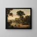 La Traversée du gué - George Inness — gerahmtes Bild an der Wand
