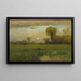 Ernte-Mond - George Inness — gerahmtes Bild an der Wand