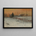 Haus in Montclair - George Inness — gerahmtes Bild an der Wand