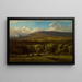 Medway, Massachusetts - George Inness — gerahmtes Bild an der Wand