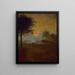 Mondaufgang - George Inness — gerahmtes Bild an der Wand