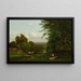 in der Nähe von Leeds, New York - George Inness — gerahmtes Bild an der Wand