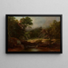 Ruisseau dans les montagnes - George Inness — gerahmtes Bild an der Wand