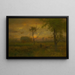Sonnenaufgang - George Inness — gerahmtes Bild an der Wand