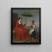 Eine Dame von Neturrio, ein Seehafen in den Gebieten der Päpste - George James — gerahmtes Bild an der Wand