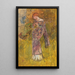 Hinda Lallah Rooke eine Studie - George John Pinwell — gerahmtes Bild an der Wand