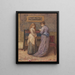 La lettre - George John Pinwell — gerahmtes Bild an der Wand
