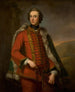 Portrait von Walter Smythe, Viertelansicht, in Uniform mit grünem Umhang mit Pelzfutter - George Knapton — Ansicht des Kunstwerks