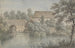 Ein Dorfteich mit Bauernhofgebäuden - George Lambert — Ansicht des Kunstwerks