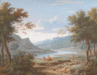 Ein arkadischer Landschaft - George Lambert — Ansicht des Kunstwerks