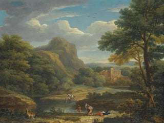 Landschaft mit Bergen - George Lambert — Ansicht des Kunstwerks