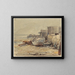 Schiff gesunken - George Loring Brown — gerahmtes Bild an der Wand
