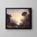 Komposition einer italienischen Landschaft - George Loring Brown — gerahmtes Bild an der Wand