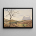 Der Felsen von Gibraltar vom Alameida in San Roque - George Lothian Hall — gerahmtes Bild an der Wand