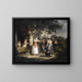Das Spiel des Halstuchs - George Morland — gerahmtes Bild an der Wand