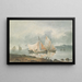 Bateaux - George Morland — gerahmtes Bild an der Wand
