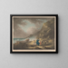 Fischer - George Morland — gerahmtes Bild an der Wand