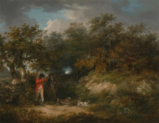 Schießen auf den Fasan - George Morland — Ansicht des Kunstwerks