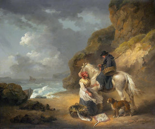 Verkauf von Fischen - George Morland — Ansicht des Kunstwerks