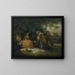 Das Mahl der Fischer - George Morland — gerahmtes Bild an der Wand