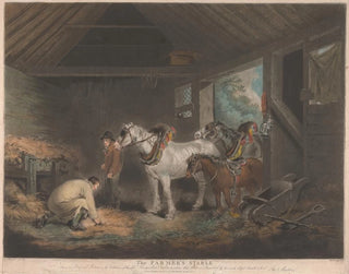George Morland - The Farmers Stable.webp